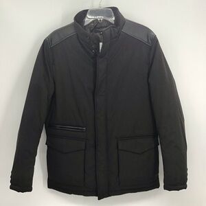 Pronto Uomo NWT Mark Insulated Puffer Jacket Winter Warm Dark Brown Size Medium